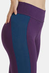 Zelocity Quick Dry Gym Leggings - Purple Pennant — thumbnail 5